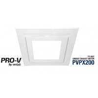 Ventair Airbus 200 Fascia Square White 10W LED