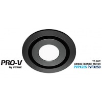Ventair Airbus 250 Fascia Round Black 14W LED