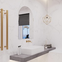 Ablaze Aspen AC7510GT Arch Polished Edge Mirror 750 x 1000mm Glue-to-Wall