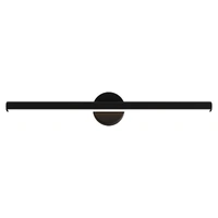 Calibo Aeris 600mm Black 21W Tri Colour LED Fluted Wall Light