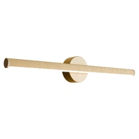 Calibo Aeris 600mm Gold 21W Tri Colour LED Fluted Wall Light