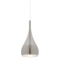 Cougar Lighting Aero 1 Light Pendant Satin Chrome