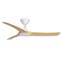 Hunter Pacific Aqua 3 IP66 52" DC Ceiling Fan White with Oak Blades