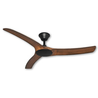 Hunter Pacific Aqua V2 IP66 DC Ceiling Fan 52″ Black with Koa Blades