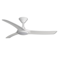 Hunter Pacific Aqua 3 IP66 52" DC Ceiling Fan with 18W CCT LED Light White