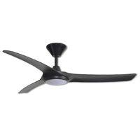 Hunter Pacific Aqua 3 IP66 52" DC Ceiling Fan with 18W CCT LED Light Black