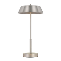 Telbix Allure 7W Nickel and Silver LED Touch Table Lamp