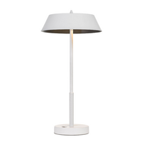 Telbix Allure 7W White and Silver LED Touch Table Lamp