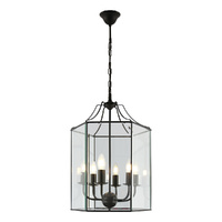 Cougar Lighting Arcadia 6 Light Pendant Black