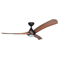 ThreeSixty Arumi V2 AC 52" LED Black Motor Koa Blades