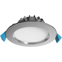 Haneco Aurora 10W Tri-Colour LED Downlight Nickel
