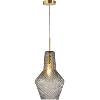 Calibo Avian 1 Light Pendant Gold and Smoke