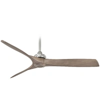 Minka Aire Aviation 60" DC Ceiling Fan Brushed Nickel/Ash Maple