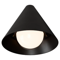 Calibo Becard Black E27 Cone Exterior Wall Light