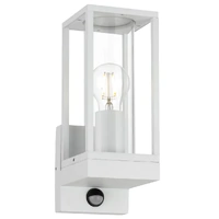 Telbix Belmin Exterior Sensor Wall Light White