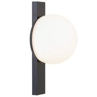 Telbix Bernay Exterior LED Wall Light Black