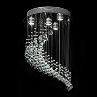 Domus Boomerang Crystal LED 5000k Pendant
