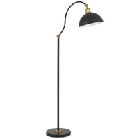 Telbix Brevik Black Adjustable Floor Lamp