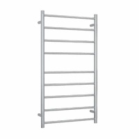 Thermorail BS46M Straight Round Polished Budget Ladder Heated Towel Rail