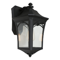 Cougar Burston Exterior Wall Light Large Black