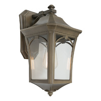 Cougar Burston Exterior Wall Light Large Old Bronze