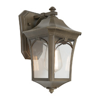 Cougar Burston Exterior Wall Light Small Old Bronze