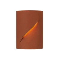 Telbix Calro Gypsum Indoor Wall Light Terracotta