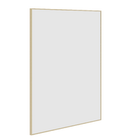 Ablaze Carson Rectangular Gold Framed Mirror