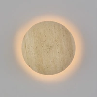 Telbix Casar Wall Light Beige Travertine