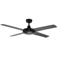 Fanco Urban 2 Indoor/Outdoor ABS 52" Ceiling Fan Black