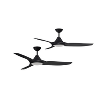 Calibo CloudFan Smart DC 48" Twin Pack Black with Light