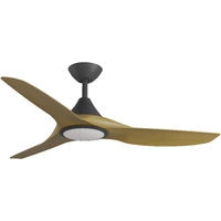 Calibo Cloudfan Smart DC 48" with Light  Black & Teak Blades