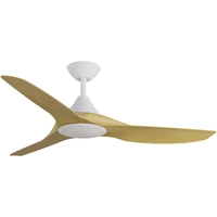 Calibo Cloudfan Smart DC 48" with Light  White & Bamboo Blades