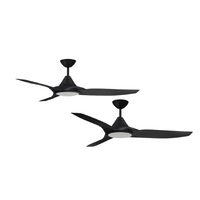 Calibo CloudFan 52" Twin Pack Black with Light