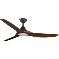 Calibo CloudFan 60" Smart DC Fan with 20W CCT LED Light Black/Koa
