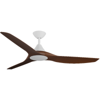 Calibo CloudFan 60" Smart DC Ceiling Fan White with Koa Blades