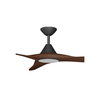 Calibo Cloudfan Smart DC 72" Black with Koa Blades & Light