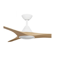Calibo Cloudfan Smart DC 72" White with Bamboo Blades & Light