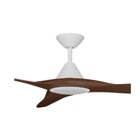 Calibo Cloudfan Smart DC 72" White with Koa Blades & Light