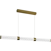Calibo Charm 1500mm Linear LED Pendant Brass