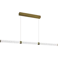 Calibo Charm 2000mm Linear LED Pendant Brass