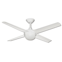 Hunter Pacific Concept AC Ceiling Fan White 132cm with 2xE27 Light