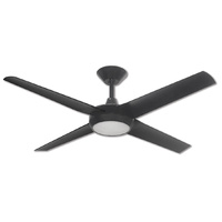 Hunter Pacific Concept AC Ceiling Fan Black 132cm with LED Light