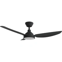 Calibo Clayfield 48" DC LED Ceiling Fan Black with Remote