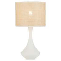 Telbix Claris Table Lamp White