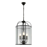 Cougar Clovelly 3 Light Pendant Black