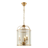 Cougar Clovelly 3 Light Pendant Gold
