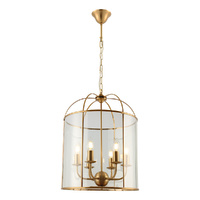 Cougar Clovelly 6 Light Pendant Gold