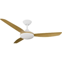 Calibo Condor 48" Smart DC Fan with 20W CCT LED Light White/Bamboo