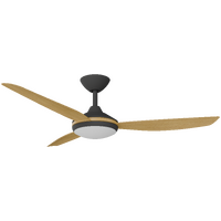 Calibo Condor 52" Smart DC Fan with 20W CCT LED Light Black/Bamboo
